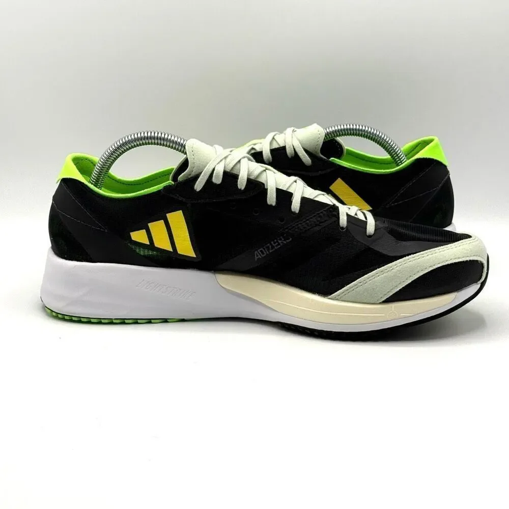 Adidas Adizzero Adios 7 Sneakers in Beam Yellow Solar Green - US Men’s 10 / FR 4